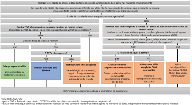 Figura 13 – Fluxograma para manejo na maternidade